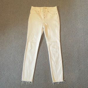 Madewell White Jeans